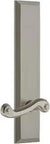 Hardware Fifth Avenue Tall Plate Newport Lever Single Dummy Satin Nickel Forged Brass Construction Built To Last Ideal For Doors 84 Inches