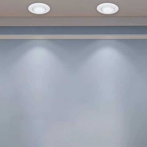 Pack Of 10 Flush Mount MR16 Spotlight Fixtures With Swivel Bracket, Dimmable LED Or Halogen Under Cabinet Lighting, GU5.3 Socket