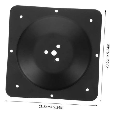 Heavy Duty Five Hole Table Leg Mounting Plate Iron Furniture Bracket For Couch And Chair Repair Built Like A Tank To Hold Up Like A Champ Without Giving An Inch Over Time, black cast iron, 23.5cm.