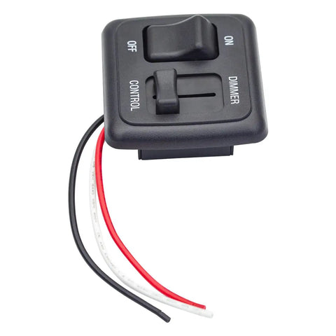 Kickin 12 Volt Dc Toggle Dimmer Switch Featuring High Side Control For Rv Auto Truck And Marine Led Strip Lighting with wiring.