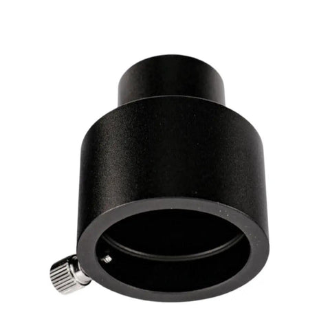 0.965 To 1.25 Inch Telescope Eyepiece Adapter With Secure Side Screw, Dope Compact Vintage Telescope Accessory, stainless steel lock visible