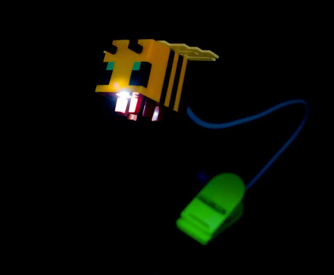 Yellow Bee Totally Battery Powered Reading Light With Clip And Adjustable Arm Night Light Mood Lamp For Books And Kindles in the dark.