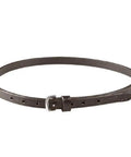 Cob Size Dark Brown Flash Strap For English Bridle Noseband Replacement Leather Strap Only Easy Install Spare Noseband