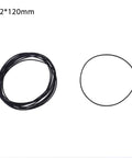 10 Piece Square Rubber Drive Belts Set 1.2mm By 1.2mm Flat Belts Replacement Kit For DVD Drives CD ROM Walkman Recorders And Video Players