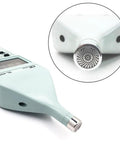 Close-up of Pro Grade Sound Level Meter With IEC Type 2 Weighting and Fast Slow Time, condenser mic detail, Model SL-4001