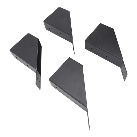 Heavy Duty Galvanized Steel Gazebo Brackets Four Pack Tough As Nails Built To Last With 45 Degree Angle And Drainage Holes For Reinforcing Pergolas Gazebos Tree Houses Patios And Lawns All Weather Outdoor Support
