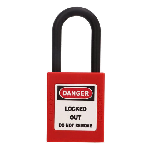 Heavy Duty Nylon Clamp On Breaker Lockout Padlock Kit Universal Tag Out Setup Built Dope For Industrial And Automotive Crews Who Want Straight Up Reliable Safety Locks