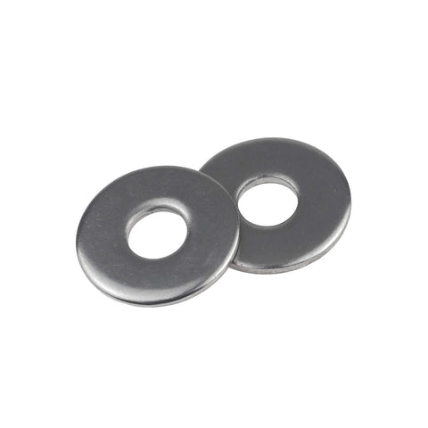 M8 flat washers, 304 stainless steel, pair, 24mm outer diameter, 2mm thick