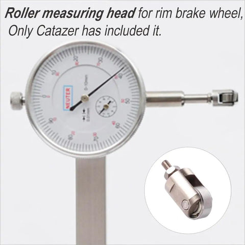 Roller measuring head for Beefy Wheel Truing Stand For Bicycle Adjustment And Rim Truing With Pro Grade And Adjustable Rim Width 50 To 200mm