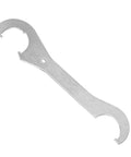Double Ended Bicycle Bottom Bracket Lockring Wrench And Removal Tool For Cup And Cone Systems, stainless steel, single and triple hook ends
