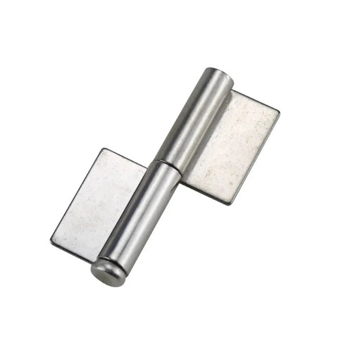 Detachable 304 Stainless Steel Weld On Right Gate Hinge For Industrial Machinery Cabinets Non Hole Design Heavy Duty Enclosure
