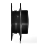 MINERGUY AK25-3/4 mechanical V-belt pulley, cast iron, 2.5 in OD, 3/4 in bore, single groove, side view