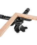 4 Inch Miter Vise For Picture Framing 90 Degree Clamp With 360 Degree Swivel 3 Point Leveling Beefy Cast Iron Benchtop Mount Large Rubber Grip Handles