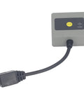 Fixed Mount Industrial Barcode Scanner With Beefy Aluminum Alloy Housing Reads 1D 2D And QR Codes Fast at 120fps Auto Sensing Button Trigger