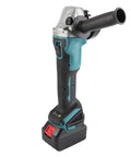 Pro Level Brushless Angle Polisher With Comfort Grip Handle And Quick Charge Battery for precise metal and wood refinishing.