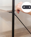Installation of Heavy Duty Stainless Steel Shelf Brackets And Corner Repair Plates 12 Pack for sturdy furniture reinforcement.