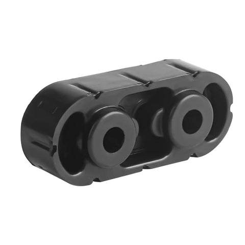Exhaust Muffler Hanger Insulator Set, Two Pack With Built In Iron Frame, Durable Tailpipe Hangers That Reduce Vibration And Rattle