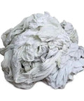 5 Pound Bag Of White Recycled Cotton T Shirt Rags For Cleaning And Shop Use Industrial Grade Heavy Duty Wipe And Polish Great For Dry Or Wet Cleaning Sizes From 10x10 To 20x20 Inches