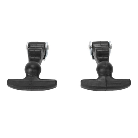 Pair of 46mm T Handle Latch With Rubber Draw Flexible Hasps And Stainless Steel Fasteners for Secure Closure