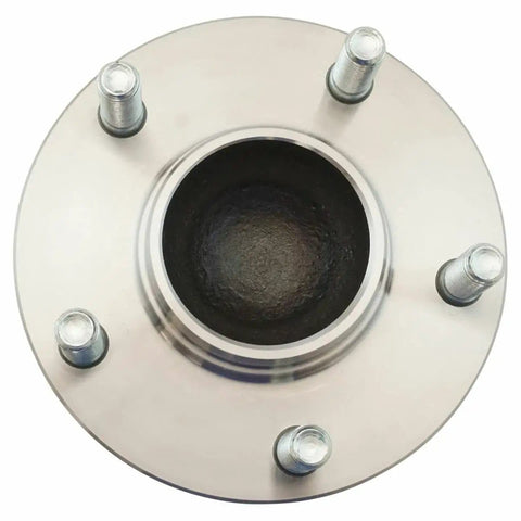 Top view of Rear Wheel Bearing And Hub Assembly Pair Set For Left And Right Wheels With ABS Fitment, 2 Piece, Brand New In Box