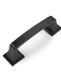 10 Pack Matte Black 3 Inch Hole Centers Cabinet Pulls Solid Zinc Alloy Kitchen Drawer Handles For Cabinets Cupboards Dressers