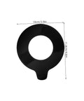 2 Pack Excavator Pin Washer Rubber Flat Washers Kit Heavy Duty Noise Dampening Gasket For Digger Bucket Linkage Shim Parts Quick Install For Loader Arm Bushing, 10cm