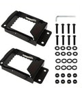 Boost Control With Solid Build Rear Footpegs For Hisun Tactic 250 2 Up Atv Off Road Beast Thickened Steel Brackets Provide Superior Stability And Non Slip Grip On Rock Hard Terrains Mud Puddles Keep Your Boots Locked Down Safely black steel rear footpegs with bolts and washers