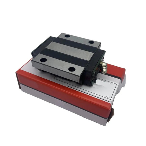 Top Shelf Premium Steel Linear Motion Guide Rail Slider Block Kit For Tight CNC And 3D Printer Rigs, compact steel block on box