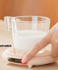 Smart Coffee Mug Warmer With Digital Display And Three Heat Settings Touch Switch Electric Cup Heating Pad To Keep Your Daily Brew Nice And Toasty Ultimate Winter Gift Beige with touch control