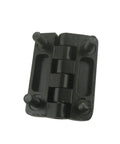 Beefy 2 Piece Heavy Duty Door Hinges Black Zinc Alloy For Kitchen Cabinets And Furniture DIY Hinges Rust Resistant Durable Long Lasting 54 By 40 Millimeters Folding Corner Style CL209 1 shown close-up