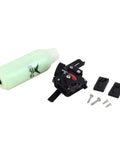 Beefy Archery Bowfishing Reel For Compound And Recurve Bow with 40m Rope, rugged ABS aluminum housing, and mounting parts