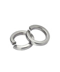 304 Stainless Steel Split Lock Washers Set For Nuts Bolts And Screws Vibration Resistant Heavy Duty