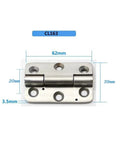 Heavy Duty Cabinet Door Hinge For Furniture And Cupboards, No Fuss Install, Built To Last, 62mm x 39mm hinge dimensions