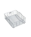 Custom Sized Stainless Steel Rinsing Basket With Protective Feet For Sinks Built To Last Pro Grade Dish Rack Insert