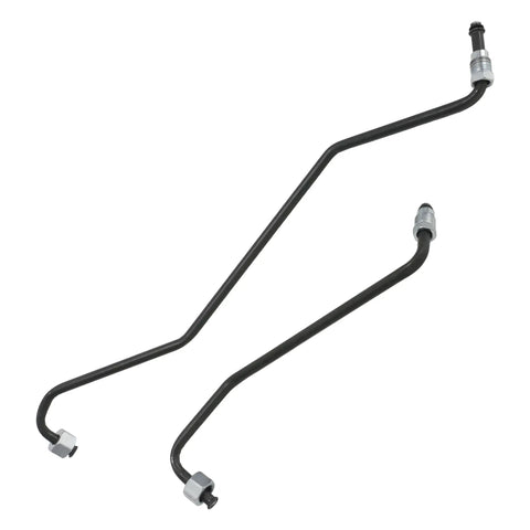 Power Steering Rack And Pinion Transfer Line Kit For Chevy And GMC Silverado Sierra 1500 Nut Style Fittings Direct Replacement For RWD Trucks With Durable Steel Lines Easy Install Fits Classic Models, two steel hard lines
