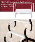 Top Tier Electric Pull Down Attic Ladder Retractable Ceiling Staircase Telescopic Foldable Loft Access Frame featuring steel plate step design and dimensions.