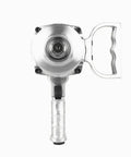 Heavy Industrial Three Quarter Inch Pneumatic Impact Wrench Featuring Ripping Twin Hammer Power with ergonomic handle for precision use.