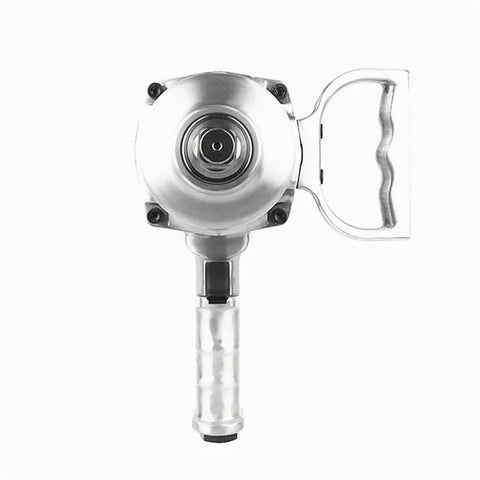 Heavy Industrial Three Quarter Inch Pneumatic Impact Wrench Featuring Ripping Twin Hammer Power with ergonomic handle for precision use.