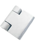Rugged Heavy Duty Zinc Alloy Folding Door Hinges 2 Pack For Cabinets And Furniture Chrome Zinc Finish Butt Corner Hinge Set Built