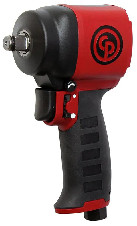 1/2 Inch Air Impact Wrench With Pistol Grip, Crazy Powerful Reverse Torque Up To 461 Ft Lbs, 625 Nm, 9410 RPM, compact view.