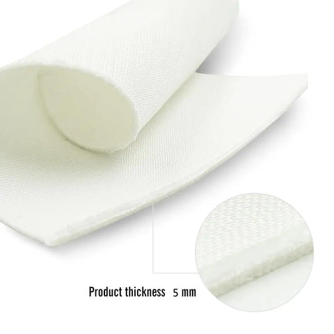 5 mm high density fiber cloth detail of 80 lb Archery Backstop 5x6ft Heavy Duty Nylon Target Net for Backyard Practice with Compound and Recurve Bows White