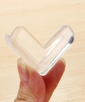 PVC Corner Protectors For Furniture And Cabinets Elastic Impact Absorption With Adhesive Installation No Drill Safe Table