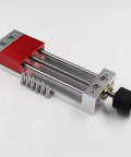 Heavy Duty 100Mm Aluminum Jaw Vise For Engraving Machines And Cnc Routers Features Flat Nose Work Holding Design with screws.
