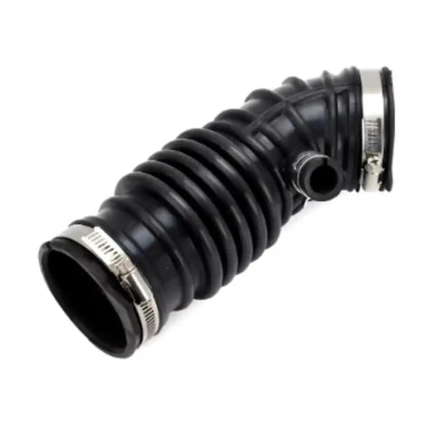 Infiniti G35 Air Intake Hose For Coolant System 2007 2008 Premium Synthetic Rubber With Multi Layer Reinforced Fiber Heavy Duty Heat Resistant Cold Resistant Aging Resistant Durable OEM Replacement High Performance Engine Bay Intake Tube, black corrugated hose with clamps