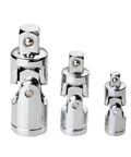 Ultimate 16-Inch Chrome Socket Extension Kit With 4 Adapters And 3 Universal Joints For 1/4 3/8 And 1/2 Inch Drive Auto Garage Repair Projects That Hit The Spot, chrome steel socket adapters