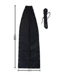 Outdoor Swing Lounger Replacement Mesh And Rope Kit For Patio Hanging Hammock Chair, 80x26 in, black mesh and rope shown.