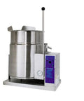 Badass 12 Gallon Countertop Gas Tilting Kettle Built Tough With Real Deal Stainless Steel, designed for heavy duty kitchen prepping.
