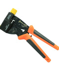 Beast Pro Grade CAT5E RJ45 Jack Terminator Tool For Eight Conductor Crimp, Heavy Duty Steel Frame, black and orange