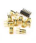 Gold connectors and pin headers for 8 Channel SAR ADC Data Acquisition Module With 16 Bit Resolution And 500 Ksps High Speed module