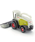 Claas Forage Harvester Toy Model With Metal Frame And Plastic Body In White And Green, Swiveling Ejection Pipe, Rugged Build